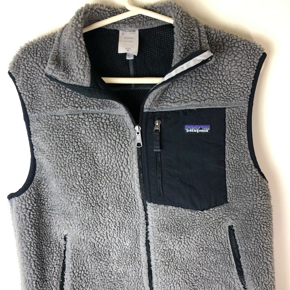 Patagonia Retro X Vest Mens Size Medium Grey Sheep